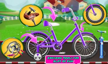 Multi Tricycle Wash Salon: Repair & Design Game截图4