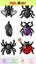 Bug Color By Number: Pixel Art Bug截图1