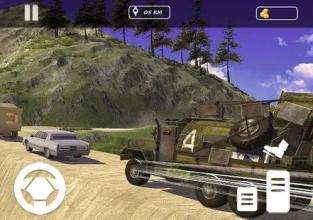 4x4 Mountain Army Truck Games 2018截图3