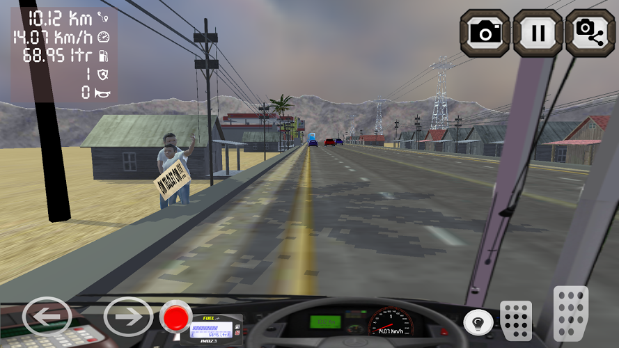 Bus Telolet Traffic 3D截图5