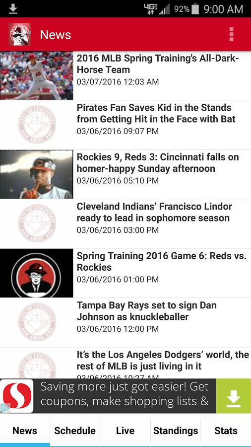 Cincinnati Baseball Ad截图5