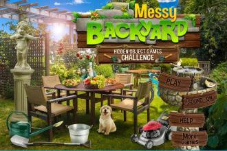 Hidden Object Games Messy Backyard Challenge # 320截图4