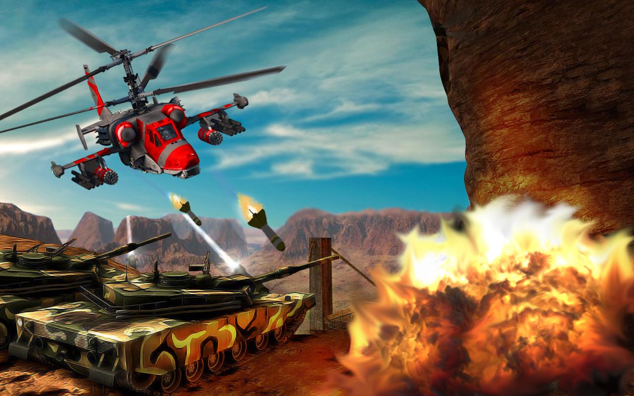 Military Helicopter Heavy GunShip Battle Simulator截图5