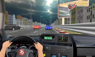 Racing in car - Fearless Rider Ultimate Car Race截图3