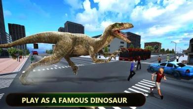 Angry Dinosaur Simulator Games: City Attack 3D截图5