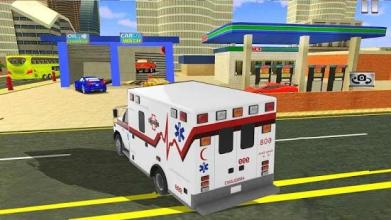 Ambulance Car Washing:Best Car Parking Game截图3