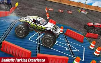 Monster Truck Parking : City Driving Simulator 3D截图2