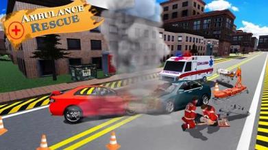 Ambulance Rescue Simulator: Emergency Drive截图5