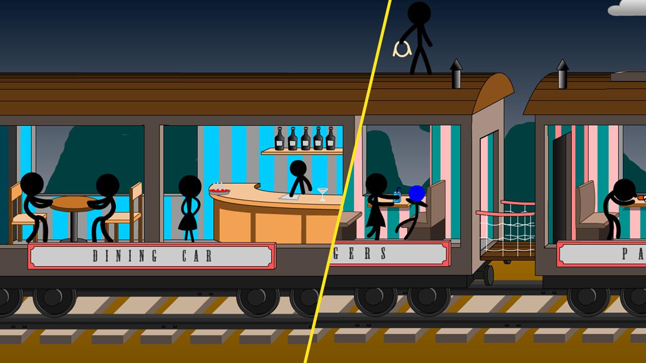 Stickman Death Train截图1