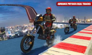 Impossible Moto Bike Stunt Racing Tracks截图2