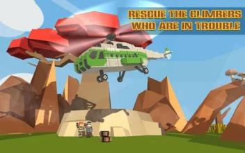 Craft Helicopter Blocky City Sky Rescue截图4