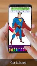 Superhero Coloring - Pixie Painting Book截图3