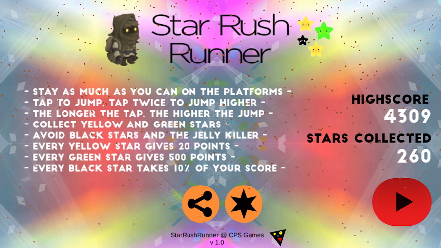 Endless Star Rush Runner截图1