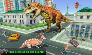 Wild Dino Attack 3D City Rampage截图5