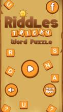 Riddles - Tricky Word Puzzle截图1