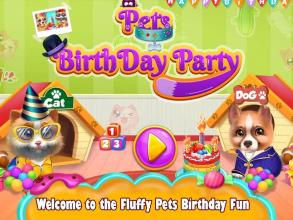 Fluffy Pets Birthday Party! Kitty & Puppy Birthday截图1