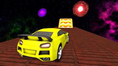 Space Car Racing Game On Impossible Tracks截图2