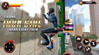 Grand Super Flying Iron Girl Rescue Fight截图2