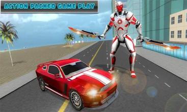 Dual Sword Hero Robot Transforming Battleground 3D截图1