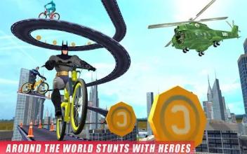 Real Superhero BMX Rider Racing Game截图2