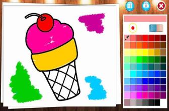 Kids Ice Cream - Coloring Book Education截图2