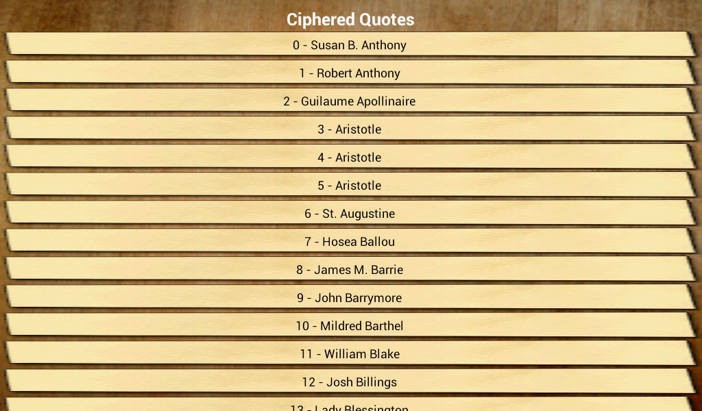 Ciphered Quotes截图5