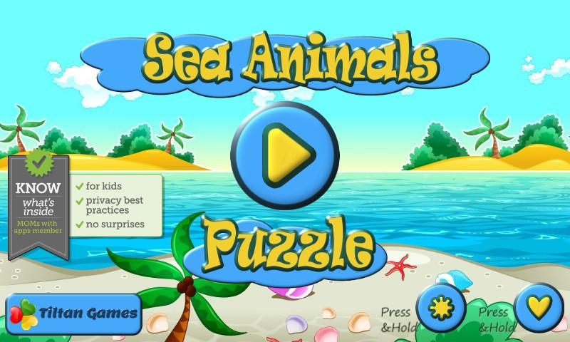 Kids Sea Animals Jigsaw Puzzle截图5