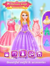 Princess Gopi Doll Fashion Salon -Makeup & Dressup截图1