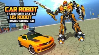 Flying Superhero Car Robot Transform Games截图1