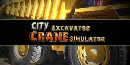 City Excavator Crane Simulator截图1