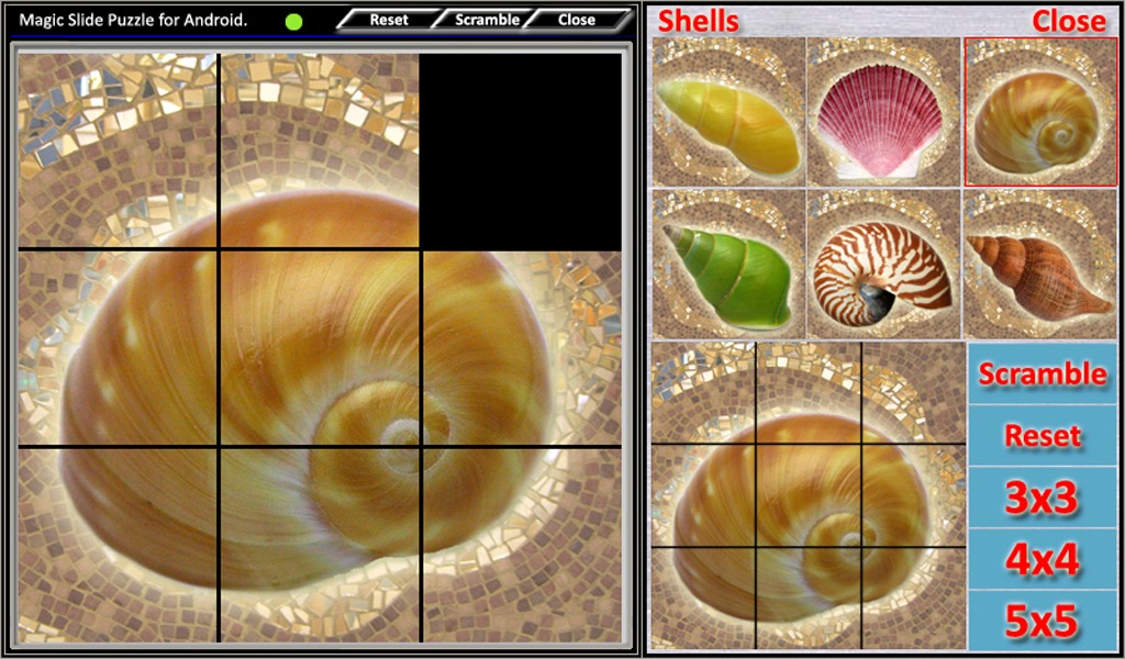 Magic Slide Puzzle Shells截图4