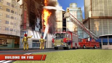 City Firefighter Truck Driving Rescue Simulator 3D截图4