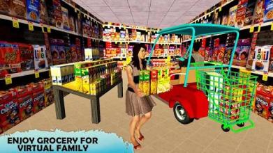 Supermarket Easy Shopping Cart Driving Games截图4