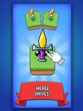 Merge Knife - Kawaii Idle Evolution Clicker Game截图3