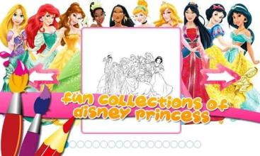 Princess Disnеу Coloring Book截图5