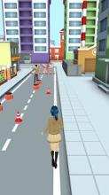 Toast Girl Run - 3D Anime Runner截图4