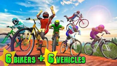 Crazy Bicycle Race - Mad Tricks截图3