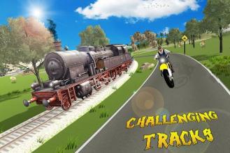 Train vs Super Nitro Bike Racing Challenge截图1