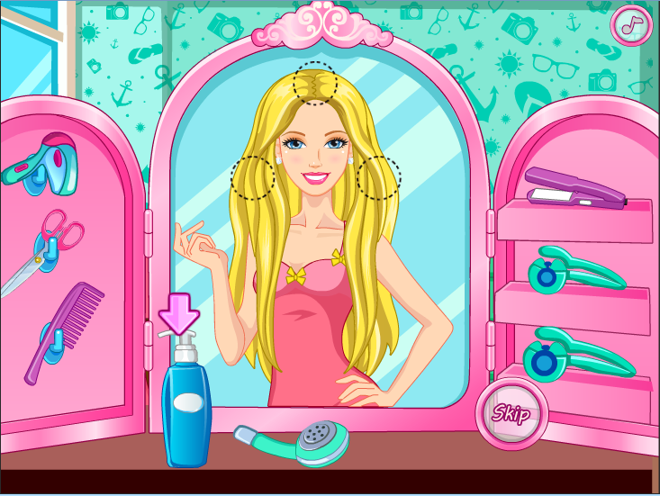 Bonnie Golden Haircuts - Hair Salon Games截图4