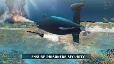 US Army Prisoner Transport Submarine Driving Games截图2