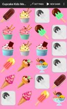 Cupcake & Desserts Kids Memory Matching Game截图4