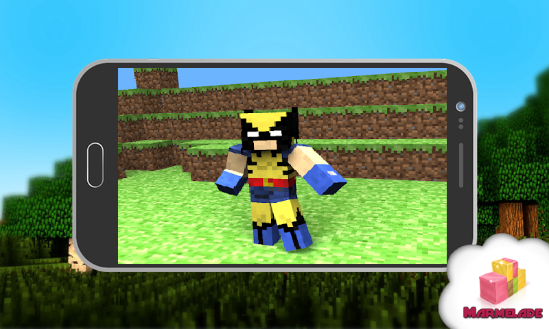 Mod Hero Wolverine for MCPE截图2