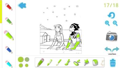 Teen Titans Coloring Book截图2