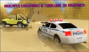 Extreme Police Car Shooter - Criminal Car Chase截图2