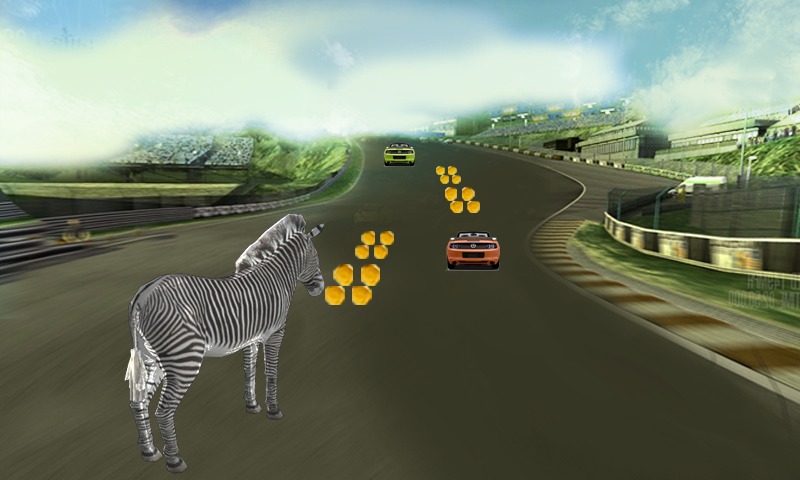 3D Zebra Racing Game截图4