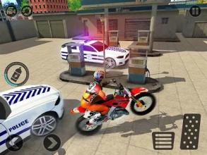 Motorbike Escape Police Chase: Moto VS Cops Car截图2