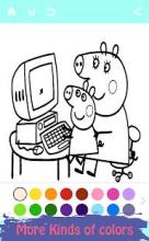 Libro de colorear para Peppa y Pig-Painting Game截图3