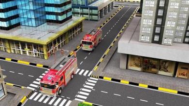 City Firefighter Truck Driving Rescue Simulator 3D截图5