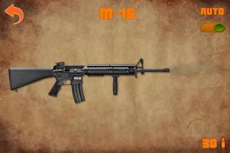 Shoot M-16 vs AK-47 : realistic weapon simulator截图1