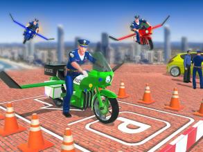 Flying Police Bike Rider Marshal : Rescue Mission截图4